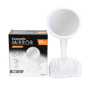 Porta Cosmeticos Con Espejo y Luz 90º Cosmetic Mirror 20335