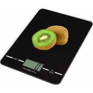 Balanza Digital de Cocina Vidrio Modelo Black Slim Cupoclick - Tienda Online 