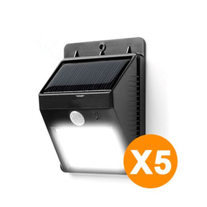 Pack 5 Lámparas Solares con Sensor de Movimiento Cupoclick - Tienda Online 