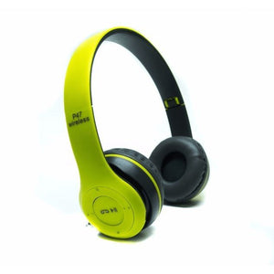 Audífonos Bluetooth P47 Stereo Radio Mp3 Inalámbricos Cupoclick - Tienda Online Verde 