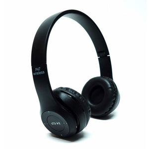 Audífonos Bluetooth P47 Stereo Radio Mp3 Inalámbricos Cupoclick - Tienda Online Negro 