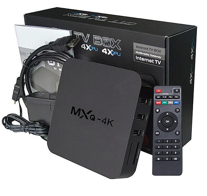 Smart Tv MXQ-4k Ultra HD con Control Remoto y Wifi